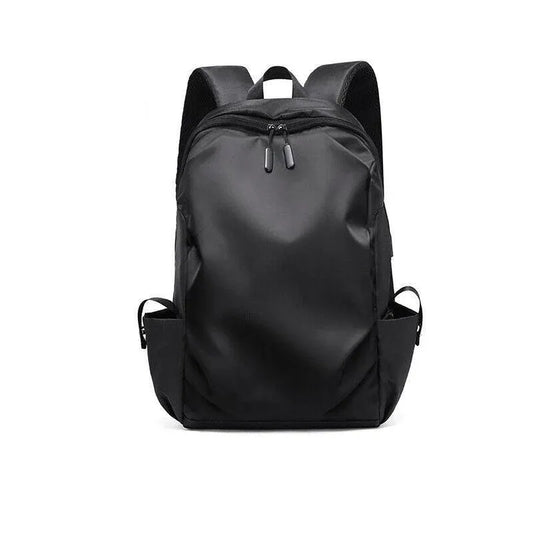 Mens Backpack Large Capacity Waterproof Schoolbag Laptop Work Travel Bag - Black