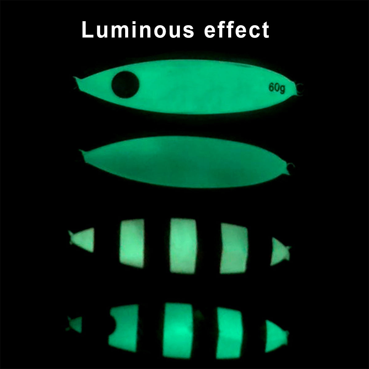 Fishing Lure Bait Set 8pcs Conical Boat Tackle Artificial Hard Bait Accessories - 120g
