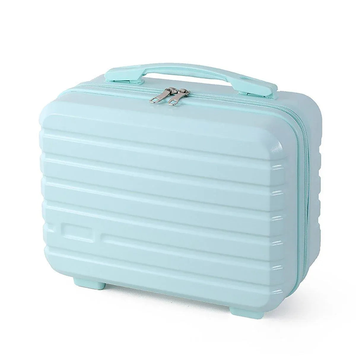 Portable 14 Inch Suitcase Mini Small Travel Storage Hand Gift Box - Blue