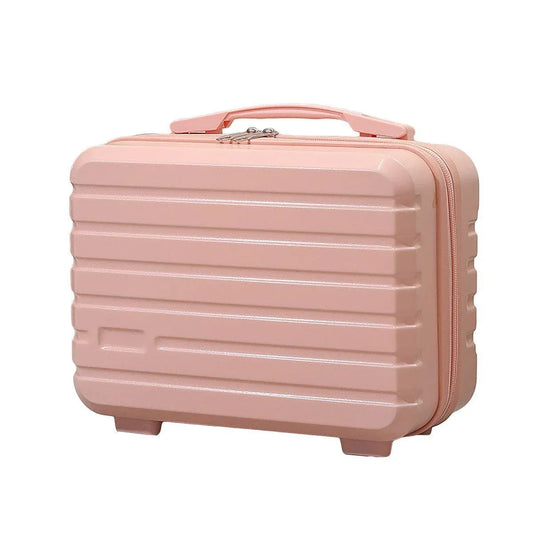 Portable 14 Inch Suitcase Mini Small Travel Storage Hand Gift Box - Pink