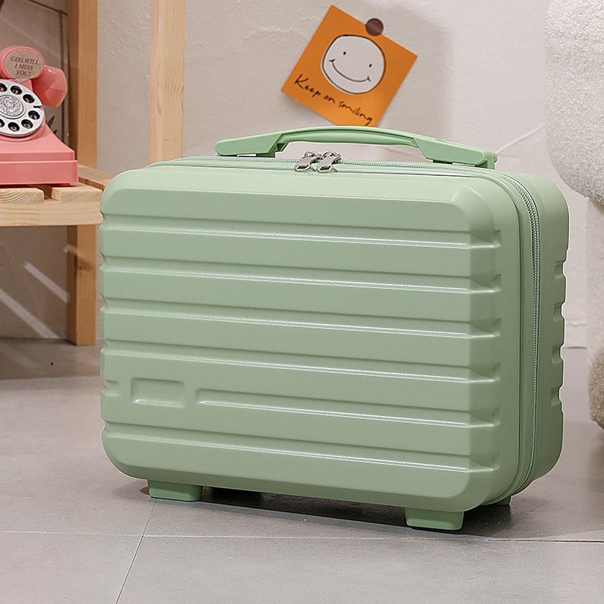 Portable 14 Inch Suitcase Mini Small Travel Storage Hand Gift Box - Pink