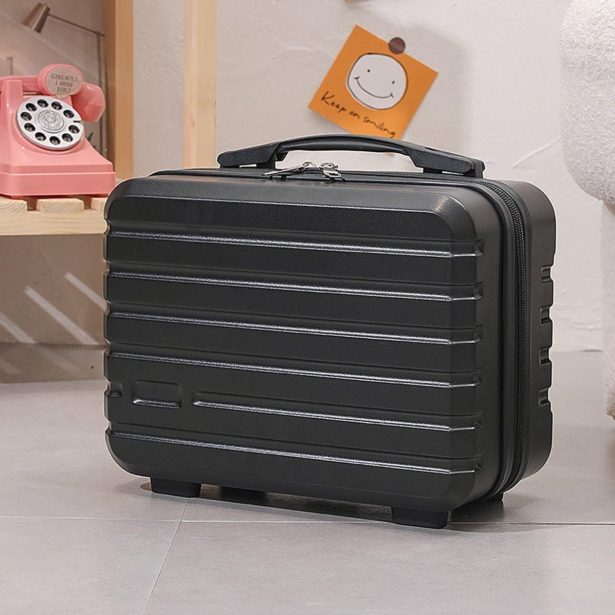 Portable 14 Inch Suitcase Mini Small Travel Storage Hand Gift Box - White