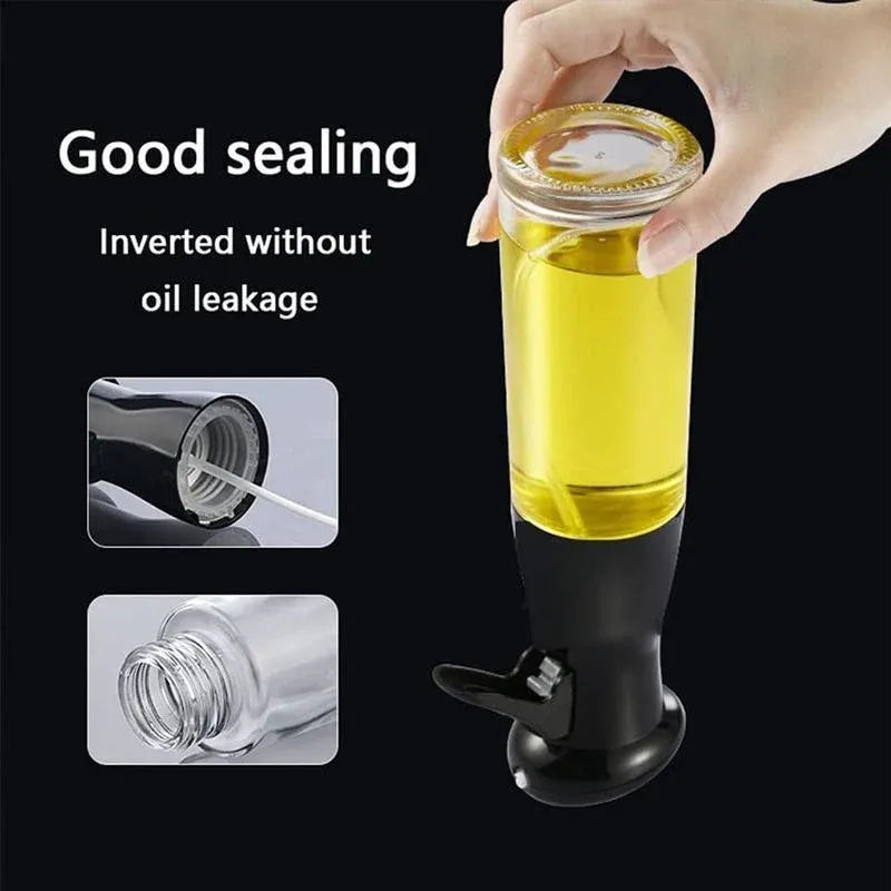 Olive Oil Sprayer Dispenser Cooking Baking BBQ Spray Bottle Kitchen Tool HG - White