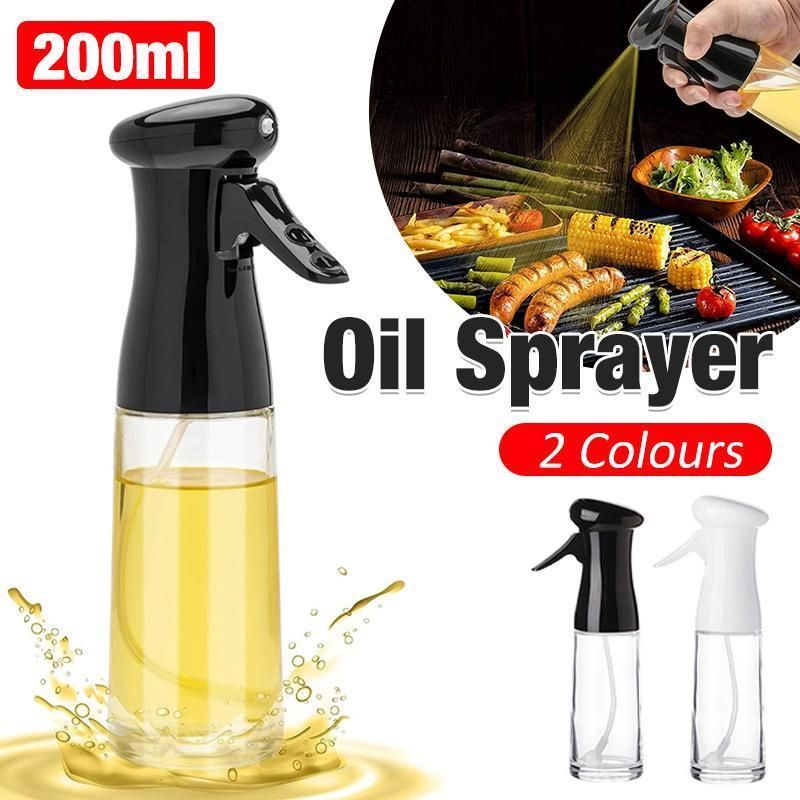 Olive Oil Sprayer Dispenser Cooking Baking BBQ Spray Bottle Kitchen Tool HG - White