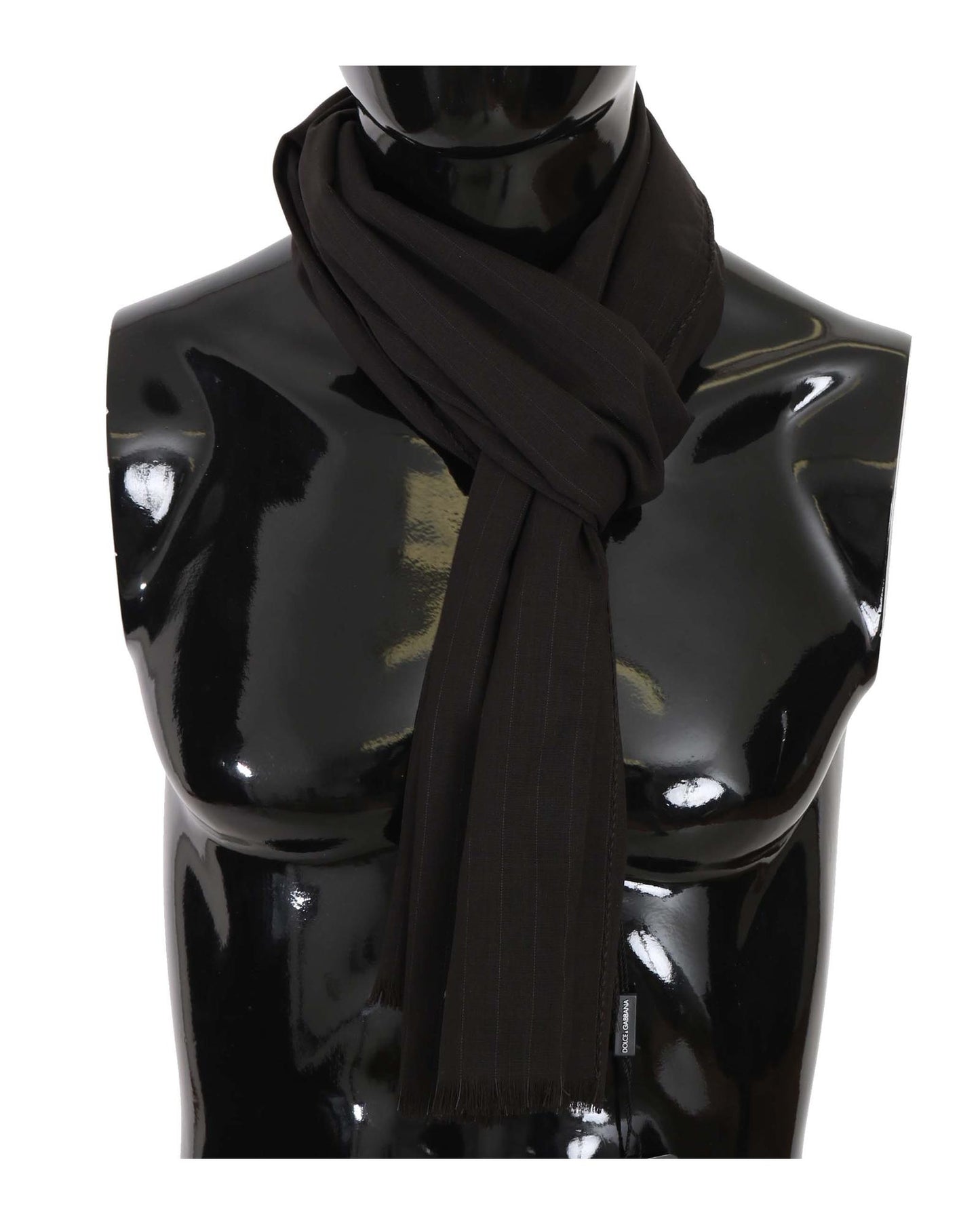 Dolce & Gabbana Mens Striped Wool Scarf One Size Men