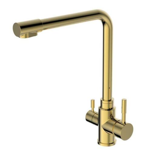2023-brushed-brass-gold-l-shape-3-way-filter-water-kitchen-mixer-tap-faucet-stainless-steel-made-pvd-plated www.mallsonline.com.au