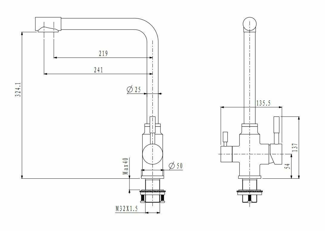 2023-brushed-brass-gold-l-shape-3-way-filter-water-kitchen-mixer-tap-faucet-stainless-steel-made-pvd-plated www.mallsonline.com.au