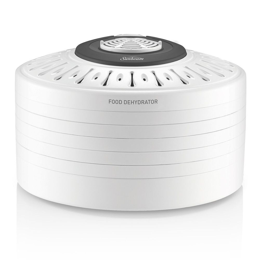 sunbeam-dt5600-food-dehydrator-5-stackable-drying-racks-with-fruit-roll-tray