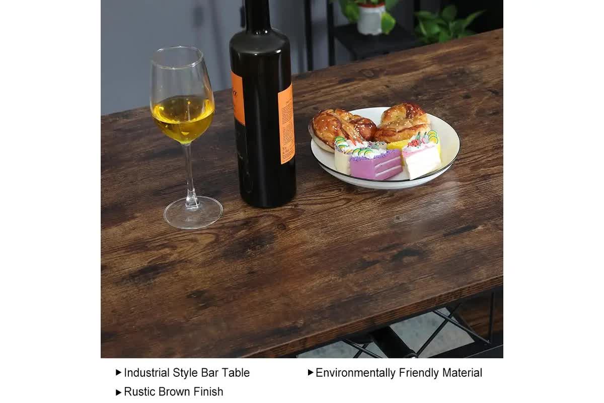 viviendo-dining-table-bar-table-with-wine-storage-rack-industrial-style