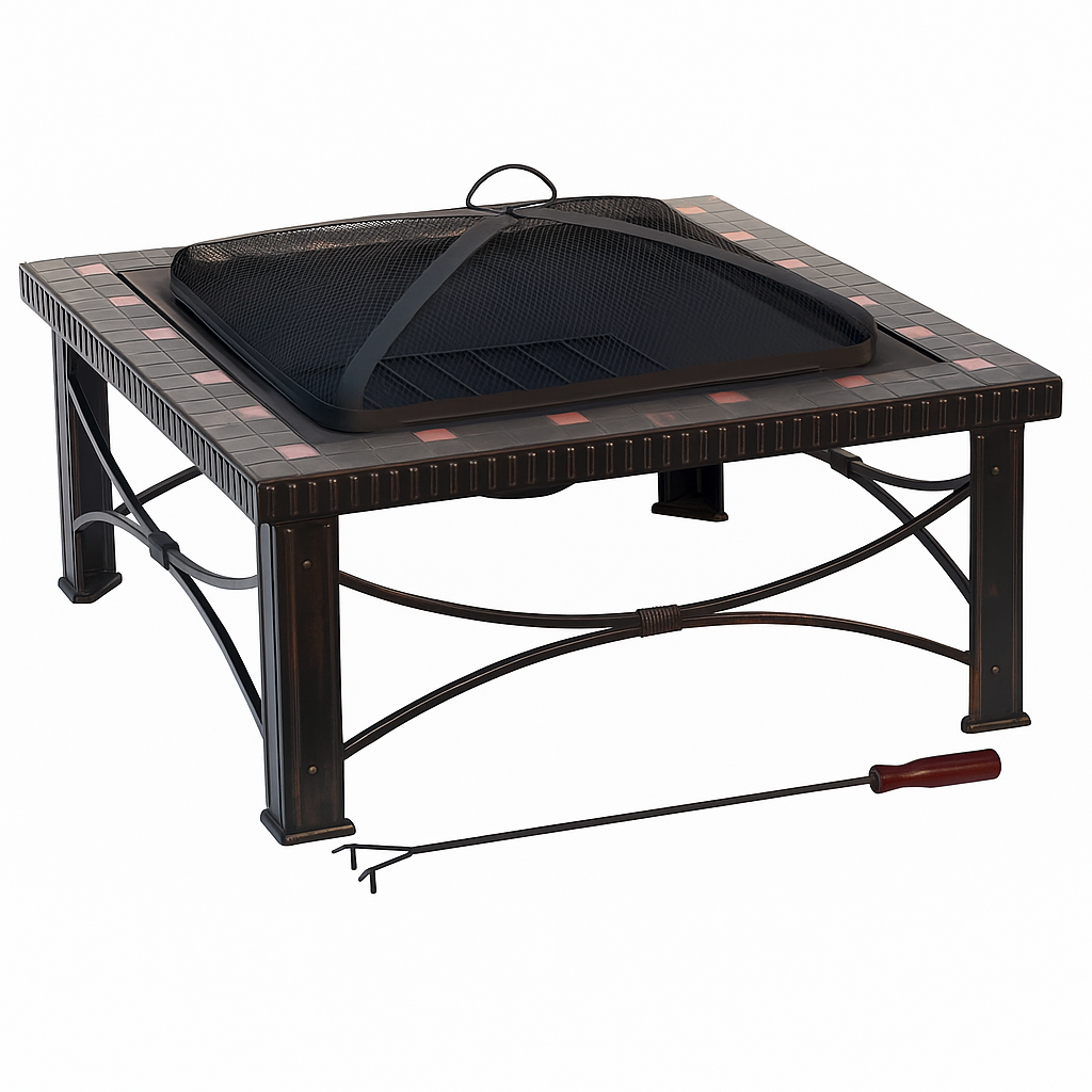 30-square-slate-tile-fire-pit-outdoor-patio-heater-fireplace www.mallsonline.com.au