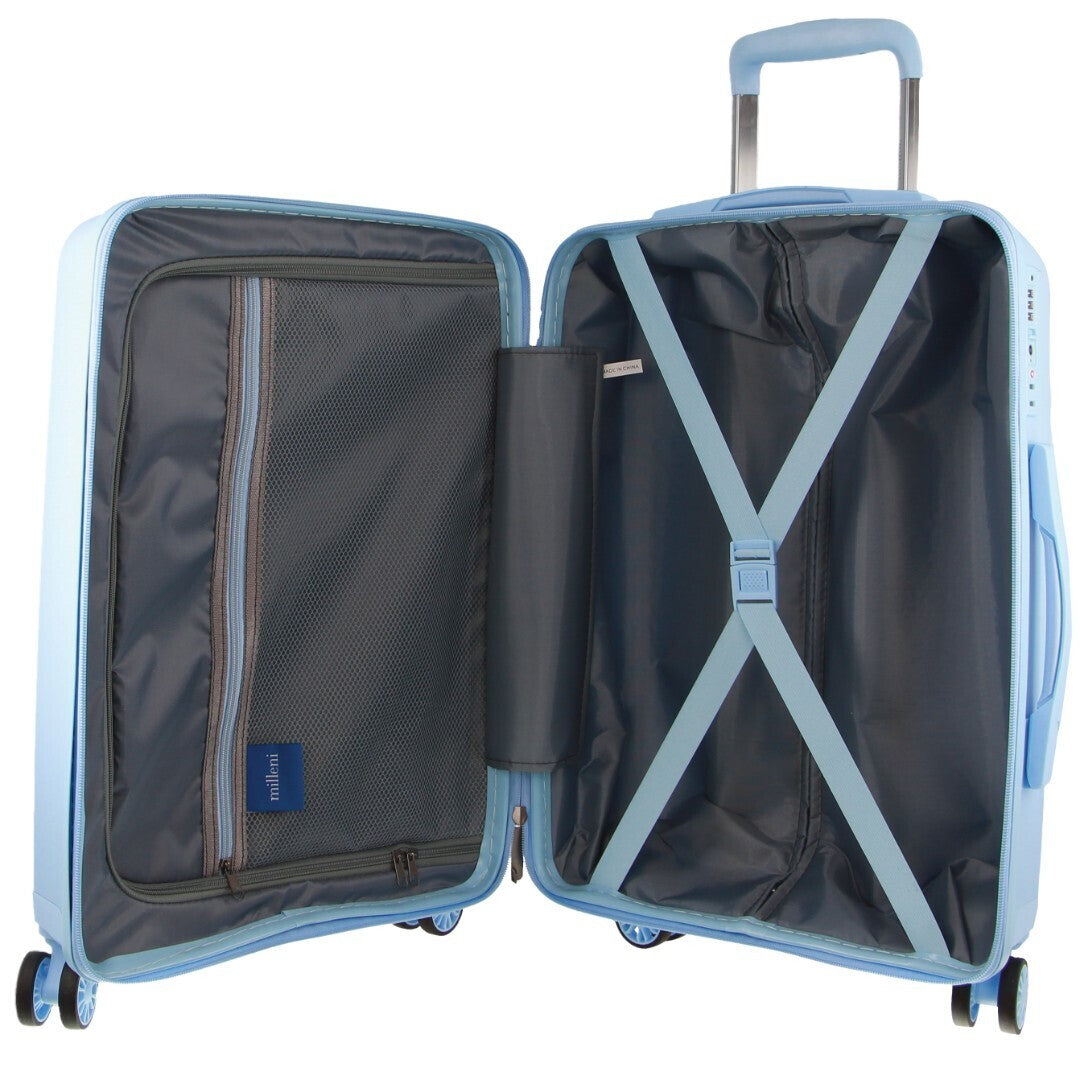 milleni-hardshell-cabin-luggage-bag-travel-carry-on-suitcase-54cm-39l-blue at www.mallsonline.co.au