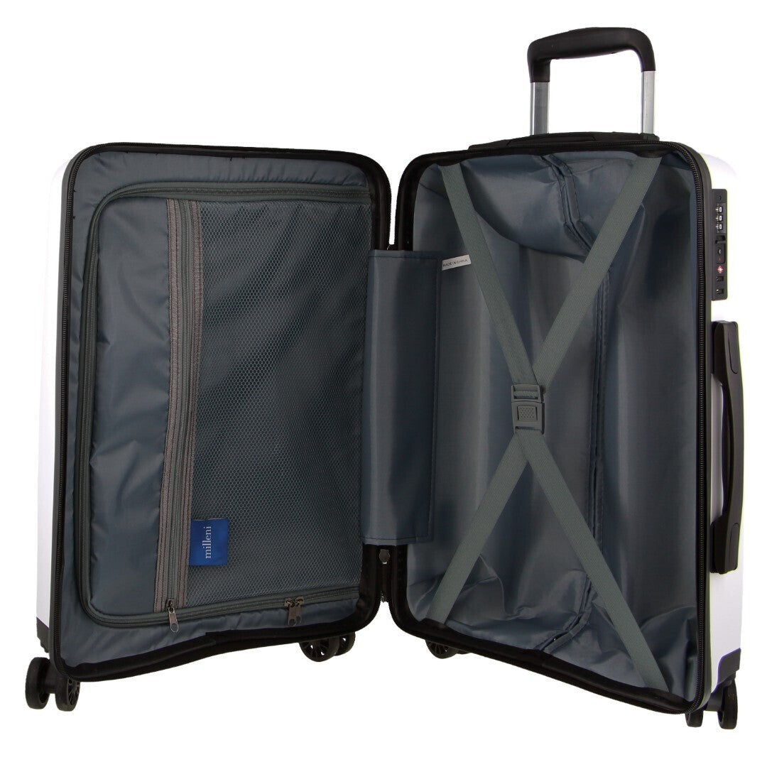 milleni-hardshell-cabin-luggage-bag-travel-carry-on-suitcase-54cm-39l-white at www.mallsonline.co.au