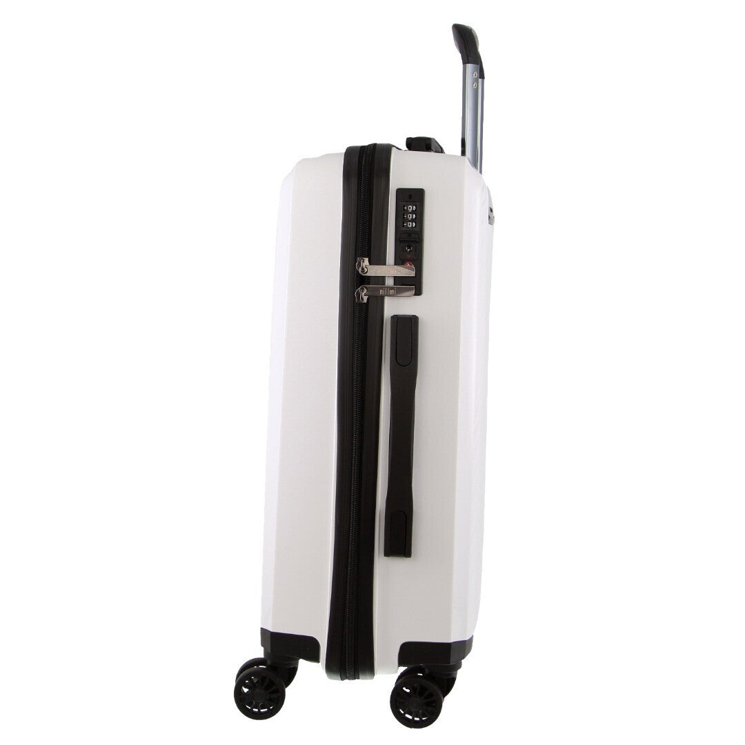 milleni-hardshell-cabin-luggage-bag-travel-carry-on-suitcase-54cm-39l-white at www.mallsonline.co.au