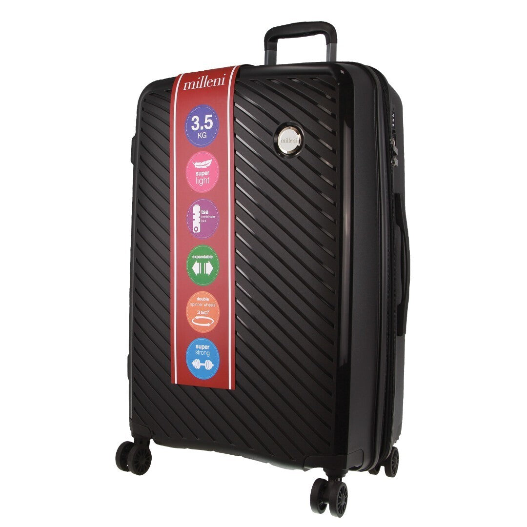 milleni-hardshell-checked-luggage-bag-travel-suitcase-75cm-124l-black at www.mallsonline.co.au