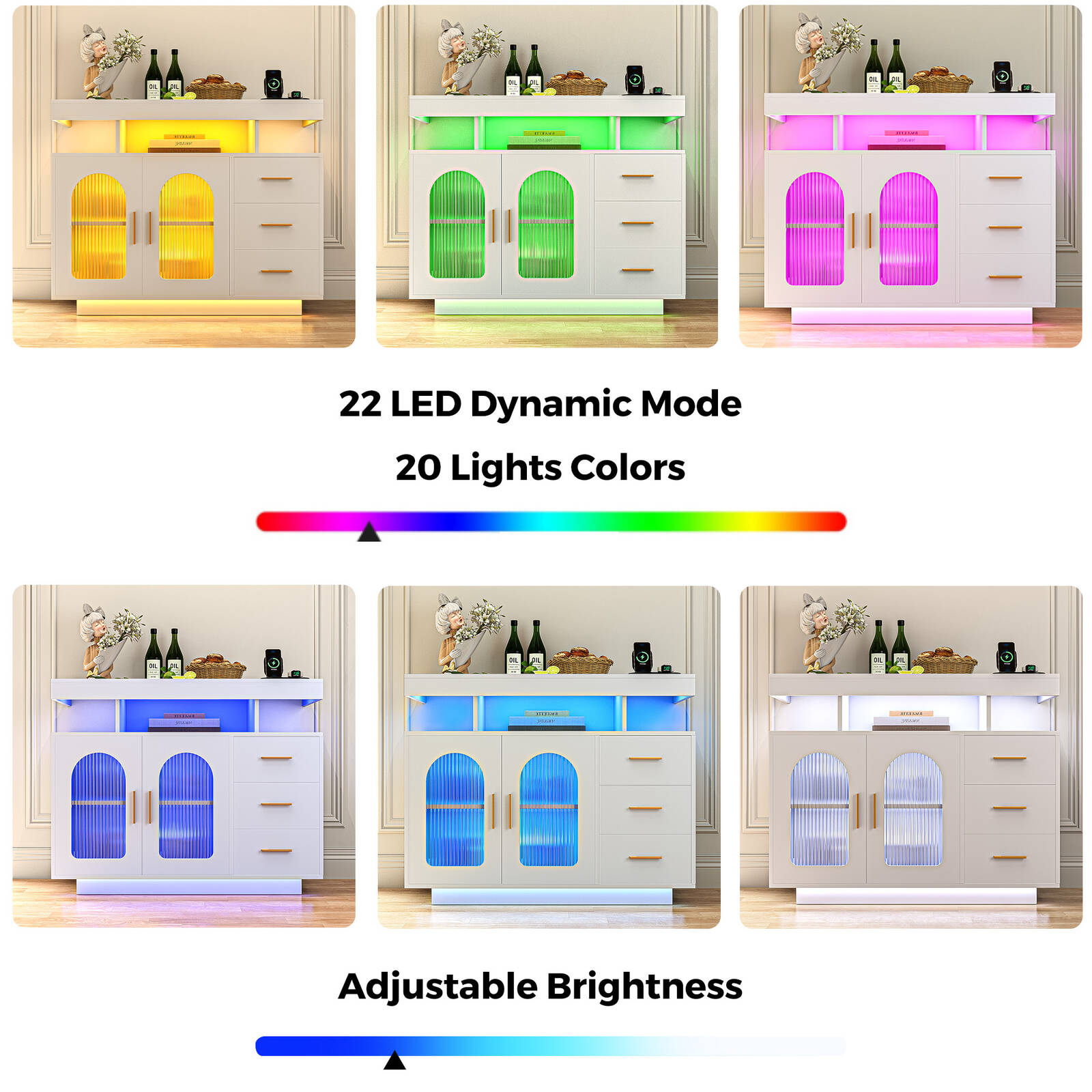 buffet-sideboard-cabinet-with-rgb-led-light-and-charging-station-console-coffee-bar-white www.mallsonline.com.au