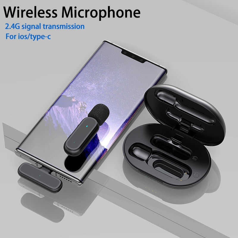 professional-wireless-lavalier-microphone-set-with-portable-charging-box-crystal-clear-audio-2in1-lightning www.mallsonline.com.au