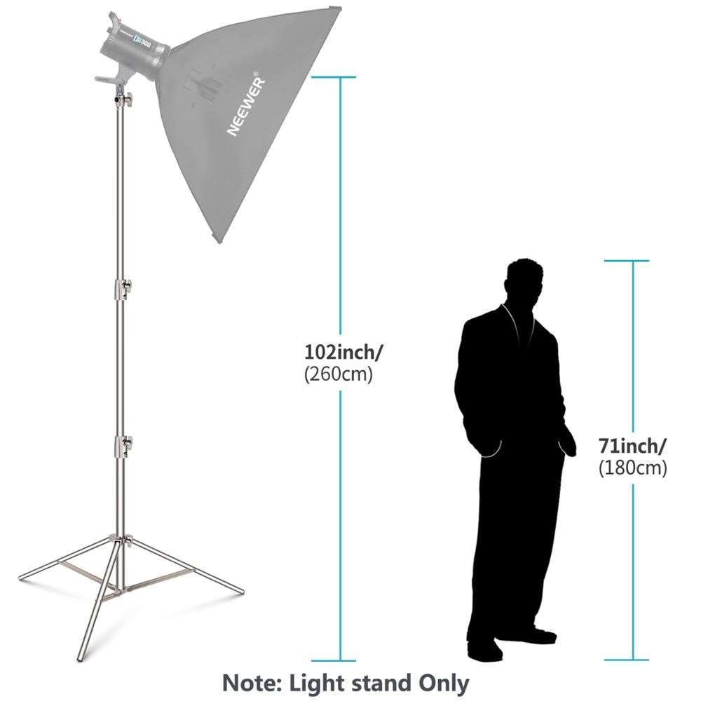 1pcs-hridz-260cm-stainless-steel-heavy-duty-with-1-4-to-3-8-adapter-for-studio-softbox-monolight-and-other-photographic-equipment-1-stand www.mallsonline.com.au