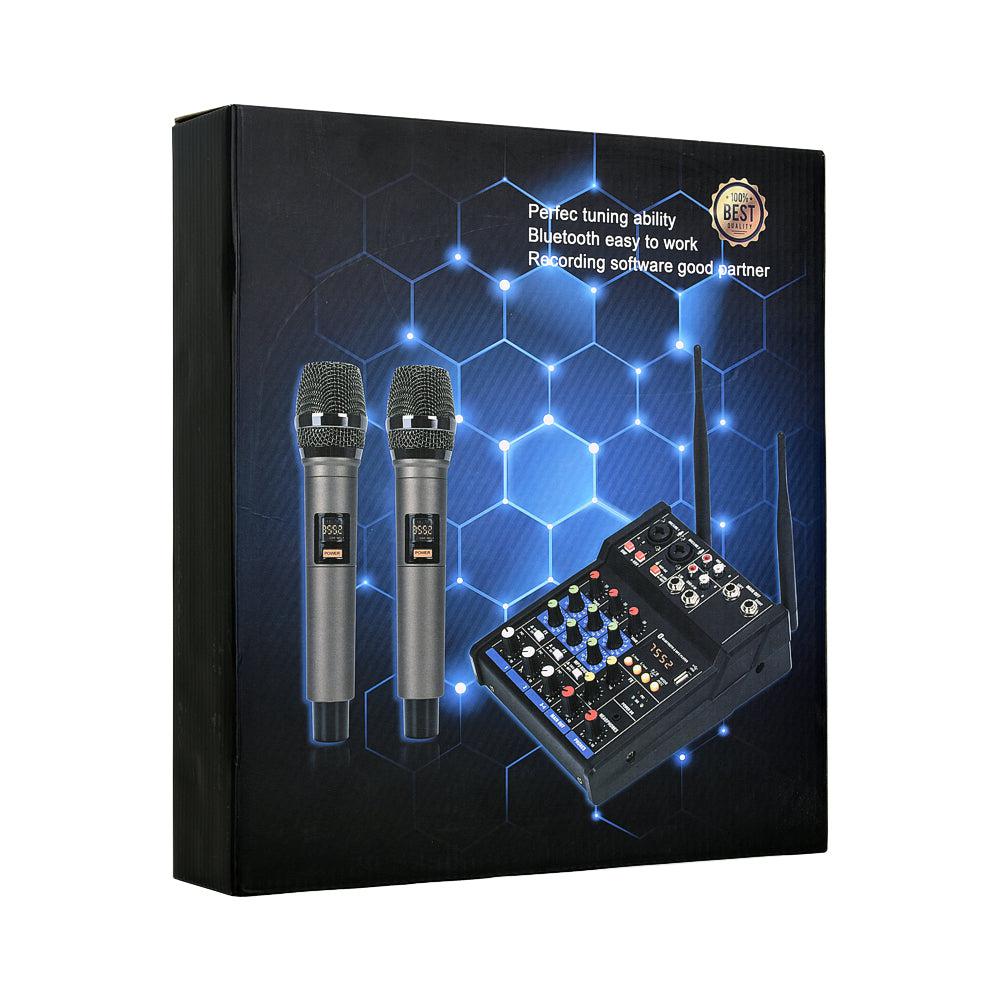 hridz-emc-g04-audio-mixer-with-uhf-wireless-microphone-for-dj-karaoke-pc-record www.mallsonline.com.au