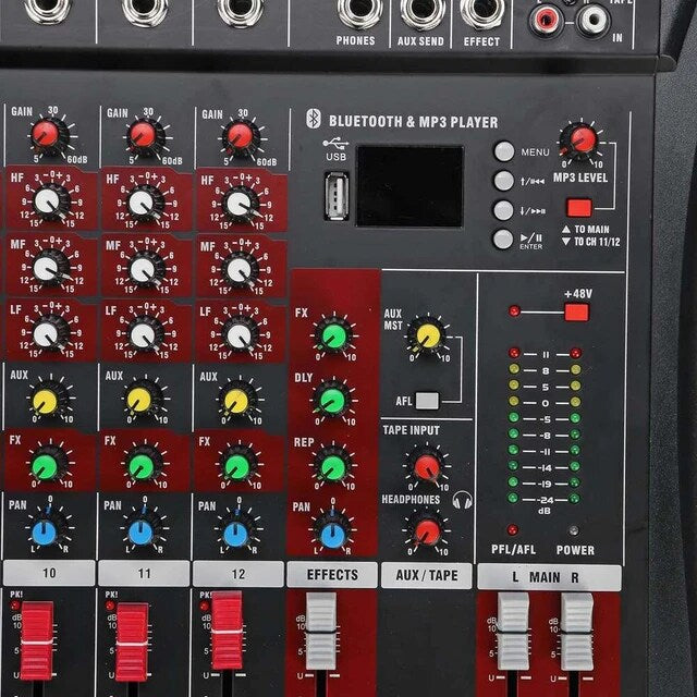 hridz-12-channel-mixing-console-live-studio-audio-dj-mixer-sound-board-usb-interface www.mallsonline.com.au