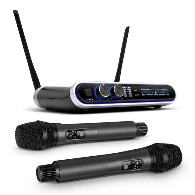 hridz-wireless-uhf-microphone-kit-dual-handheld-mics-with-100m-range-receiver-for-karaoke-meetings-parties www.mallsonline.com.au