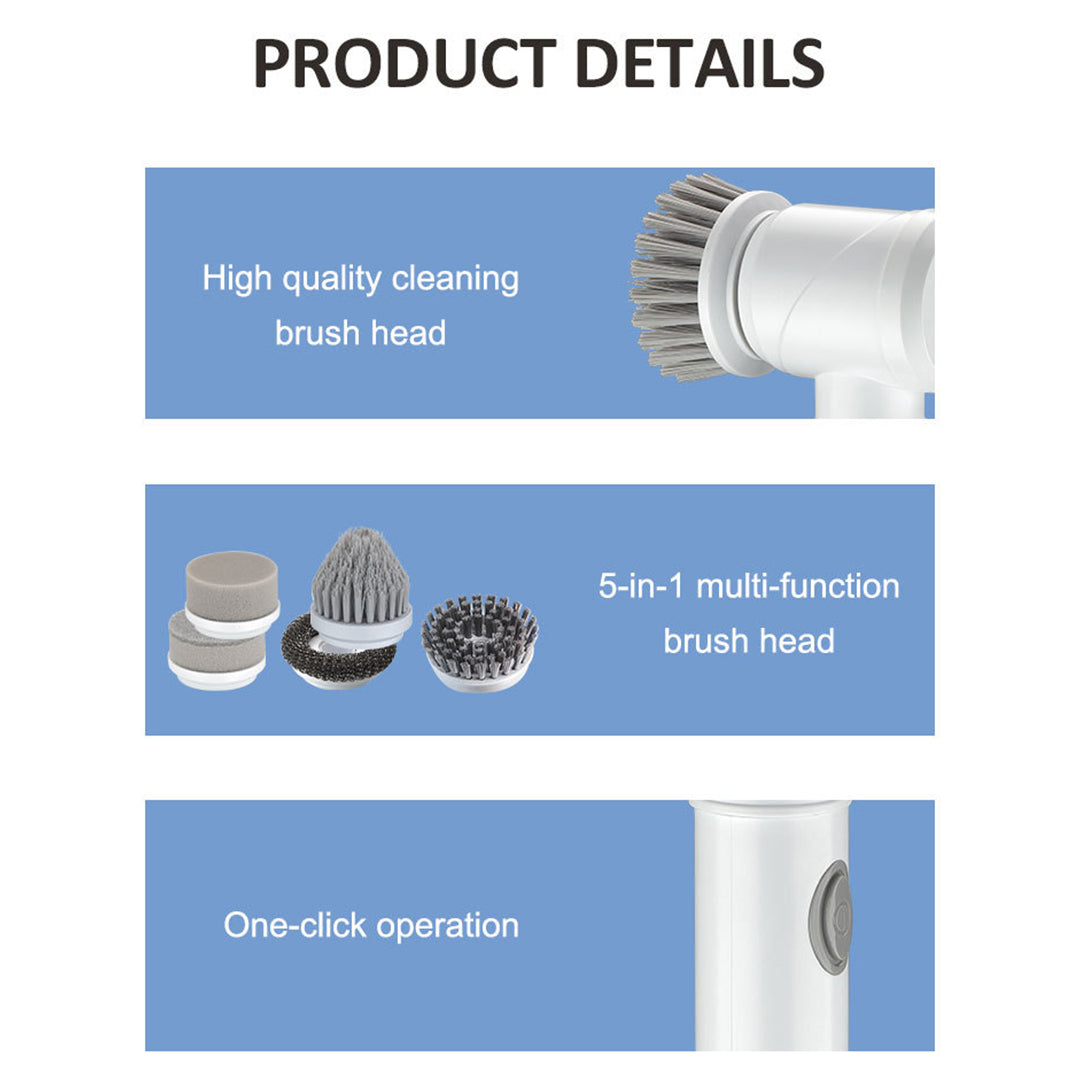 Sokany 5-in-1 Handheld Kitchen Scrubber Multi-Function Cleaning Tool