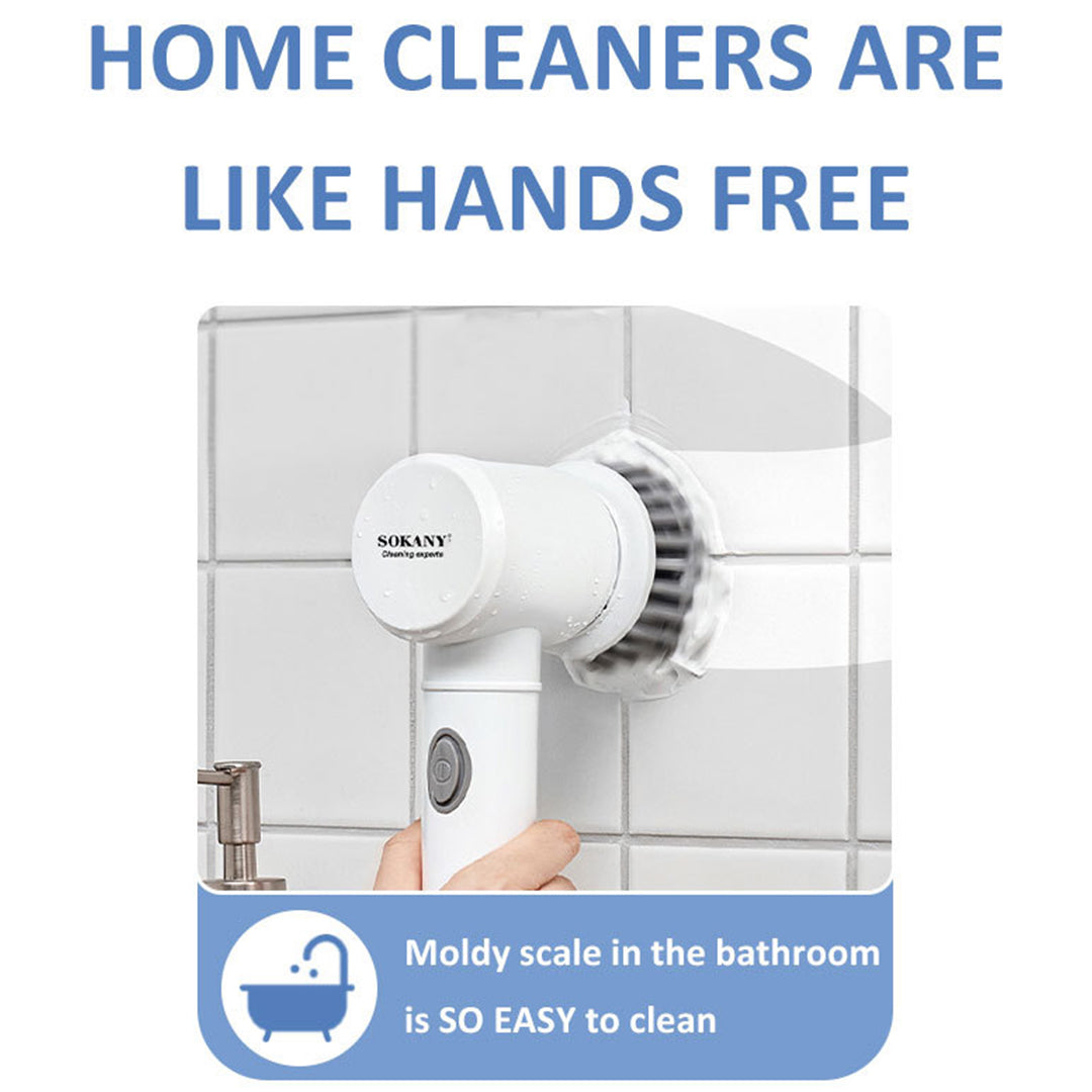 Sokany 5-in-1 Handheld Kitchen Scrubber Multi-Function Cleaning Tool