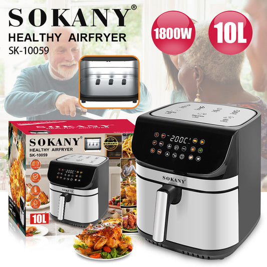 sokany-10l-digital-air-fryer-1800w-high-power-cooking