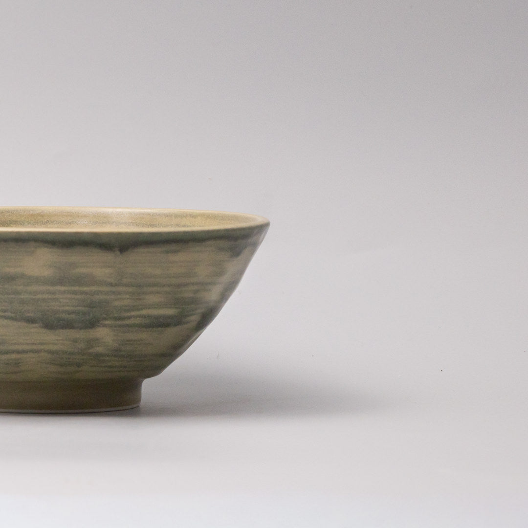 Udon Bowl 17cm Washed Fern Glaze