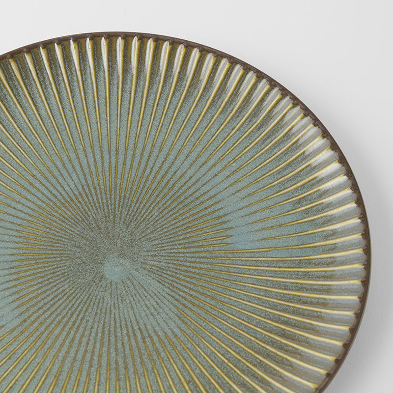 Dinner Plate 23.5cm Green Sendan Glaze