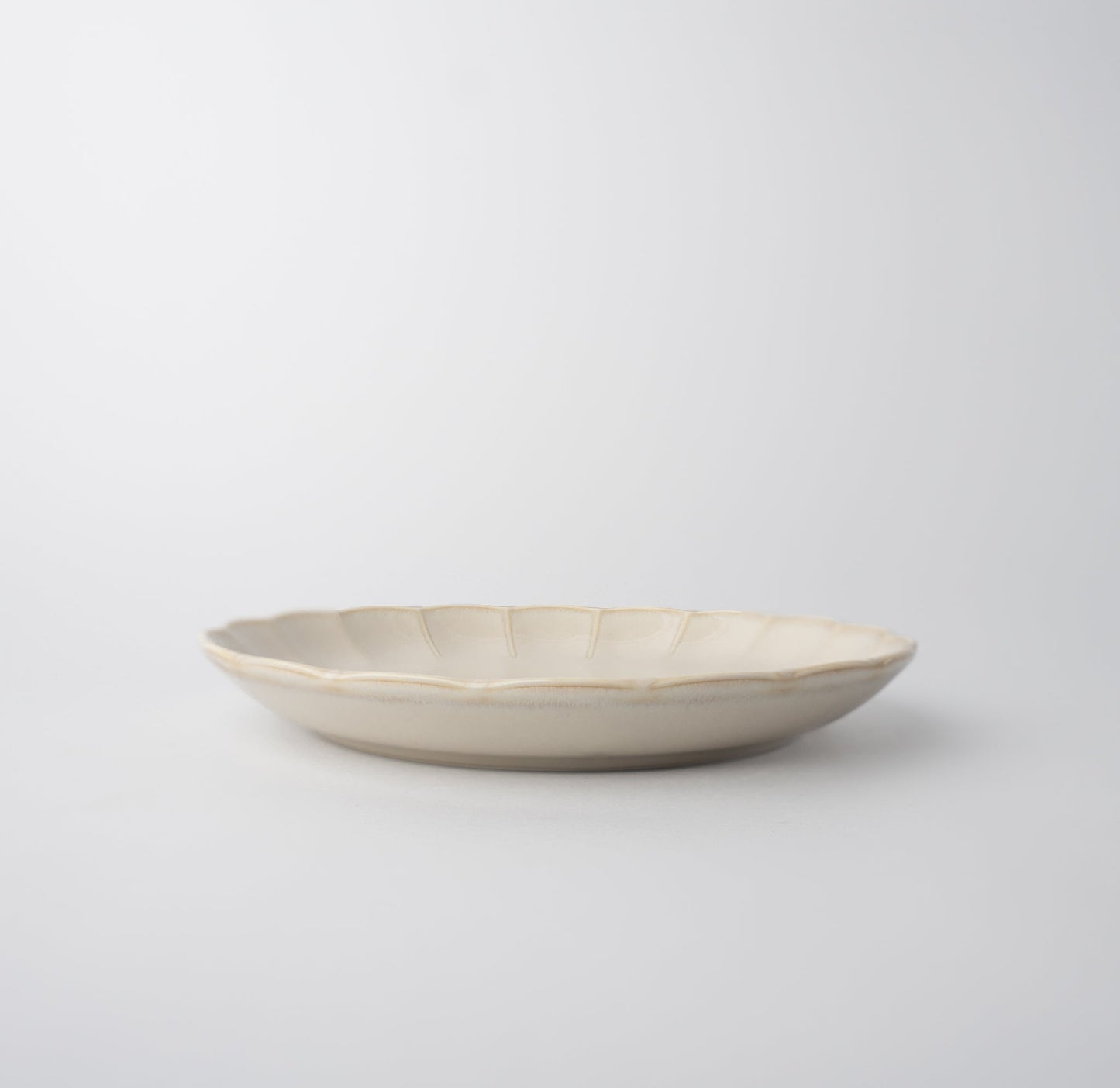 Side Plate 21cm Ivory Rinka Glaze