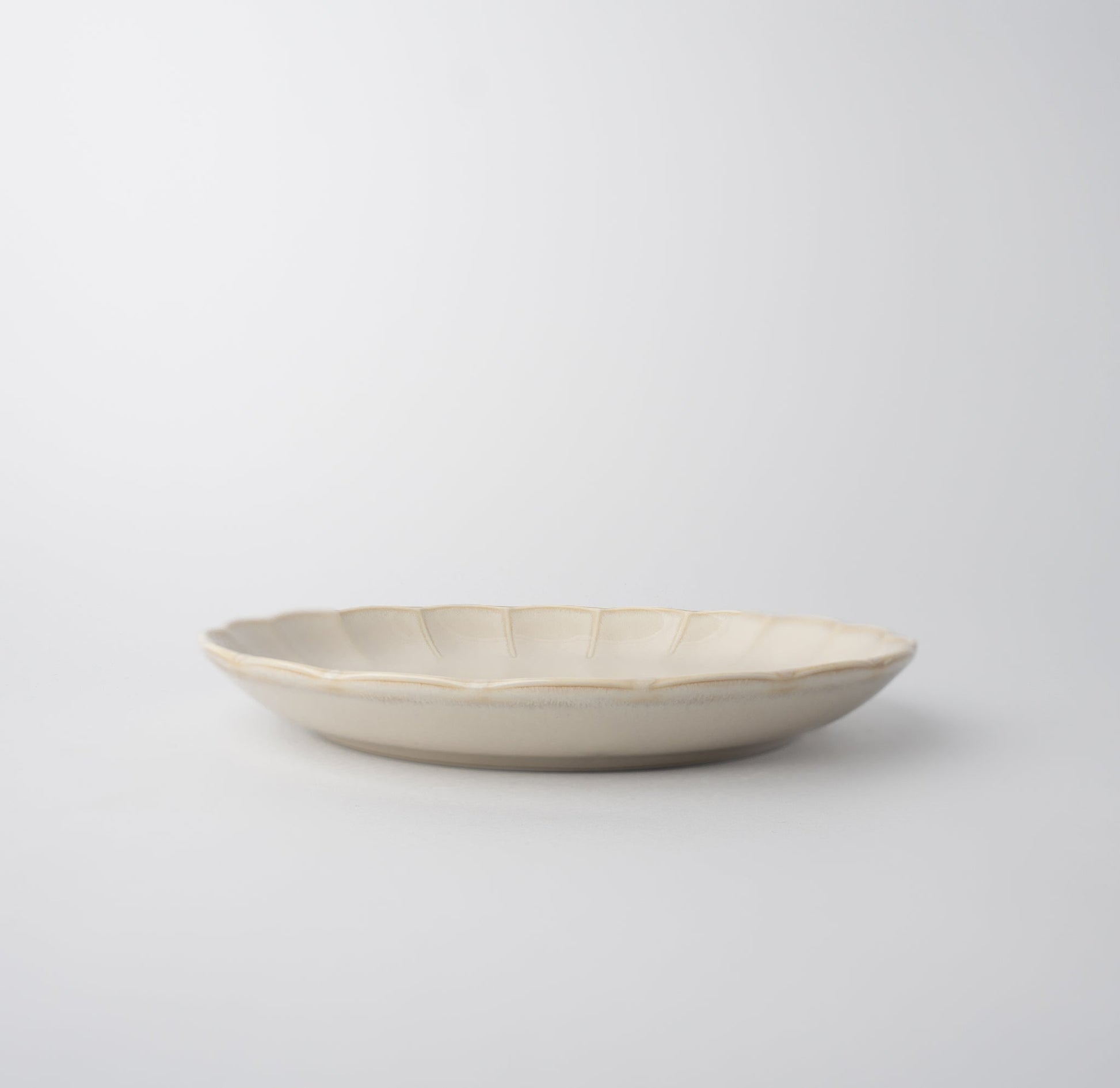 Side Plate 21cm Ivory Rinka Glaze
