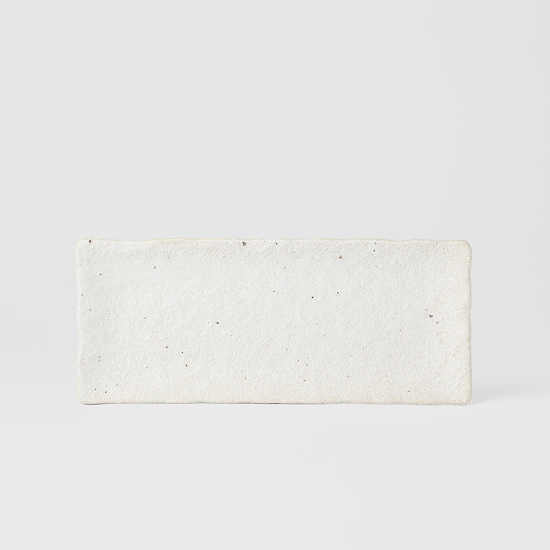 Sashimi Plate 29cm Shell White Glaze