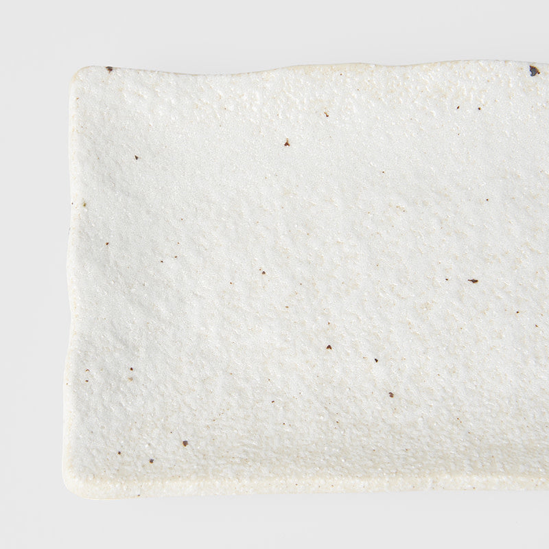 Sashimi Plate 29cm Shell White Glaze