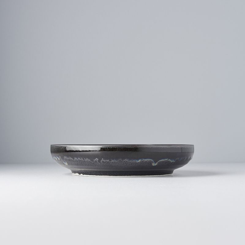 Plate High Rim 22cm Matt and Shiny Glaze