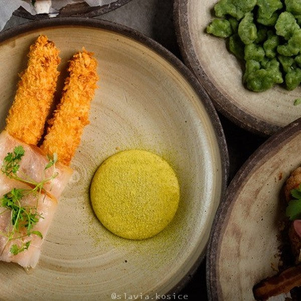 Plate High Rim 22cm Nin Rin Glaze