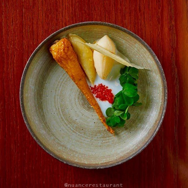 Plate High Rim 22cm Nin Rin Glaze