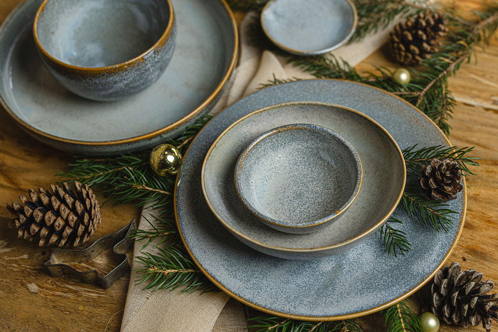 Dinner Plate 28cm Steel Grey Glaze