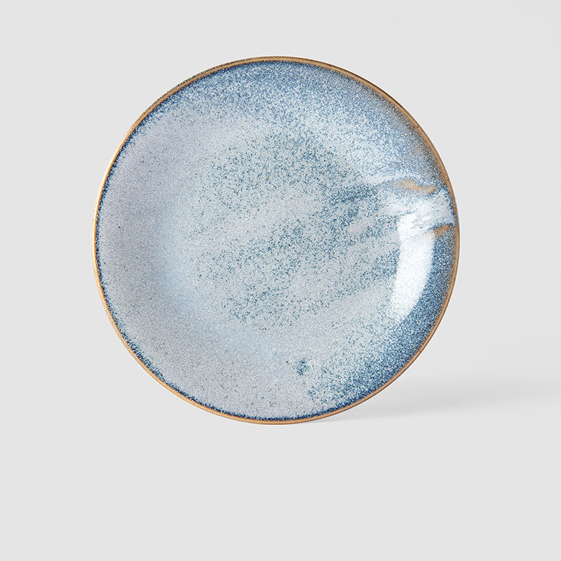 Side Plate 21cm Steel Grey Glaze