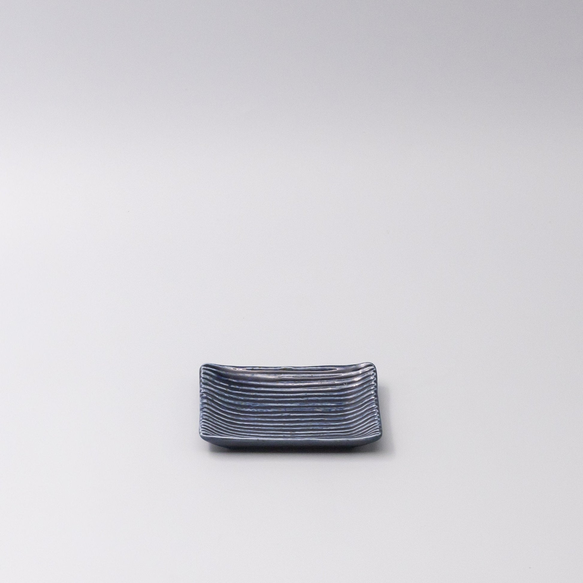 Sauce Dish 10cm Mamezara Blue Contour Glaze