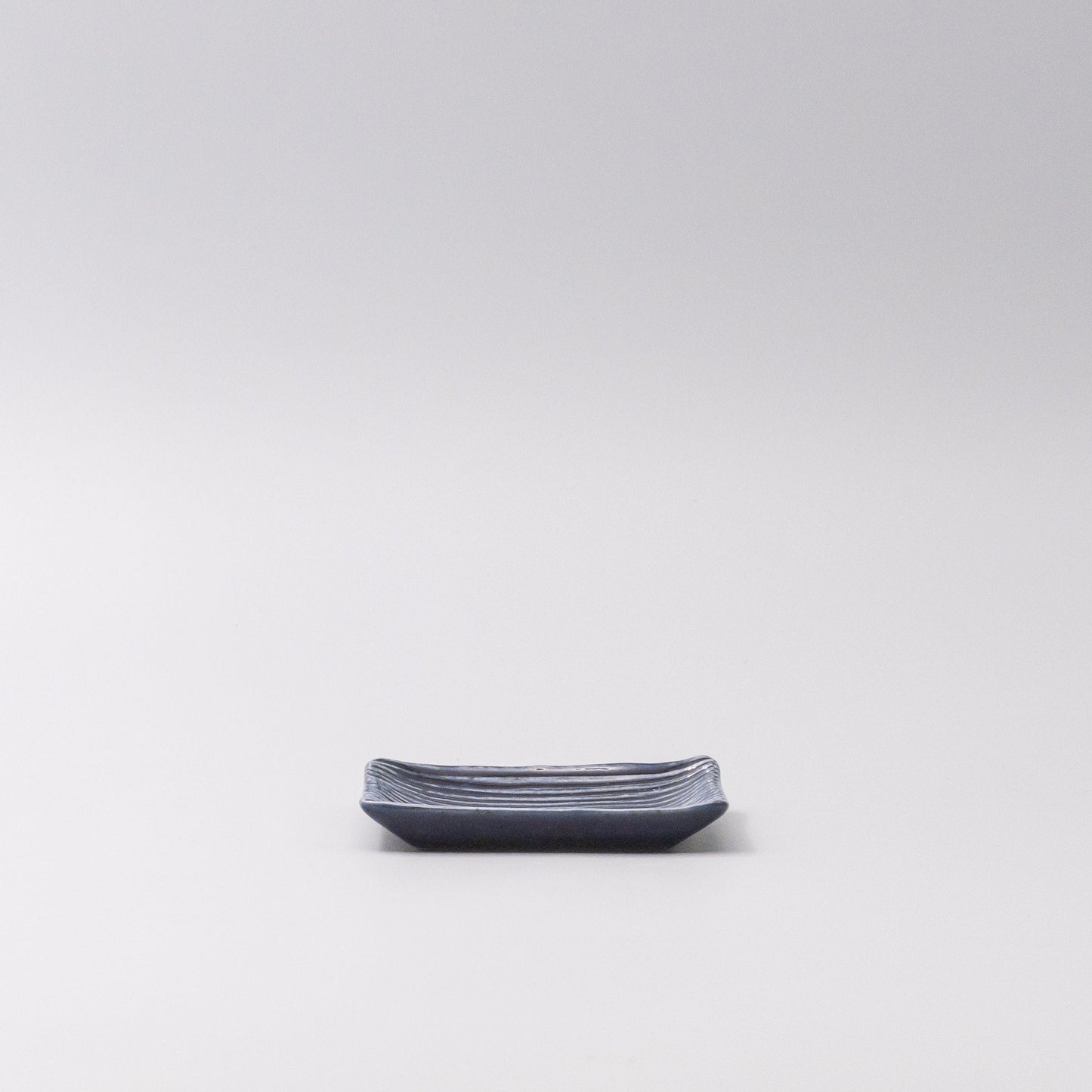 Sauce Dish 10cm Mamezara Blue Contour Glaze