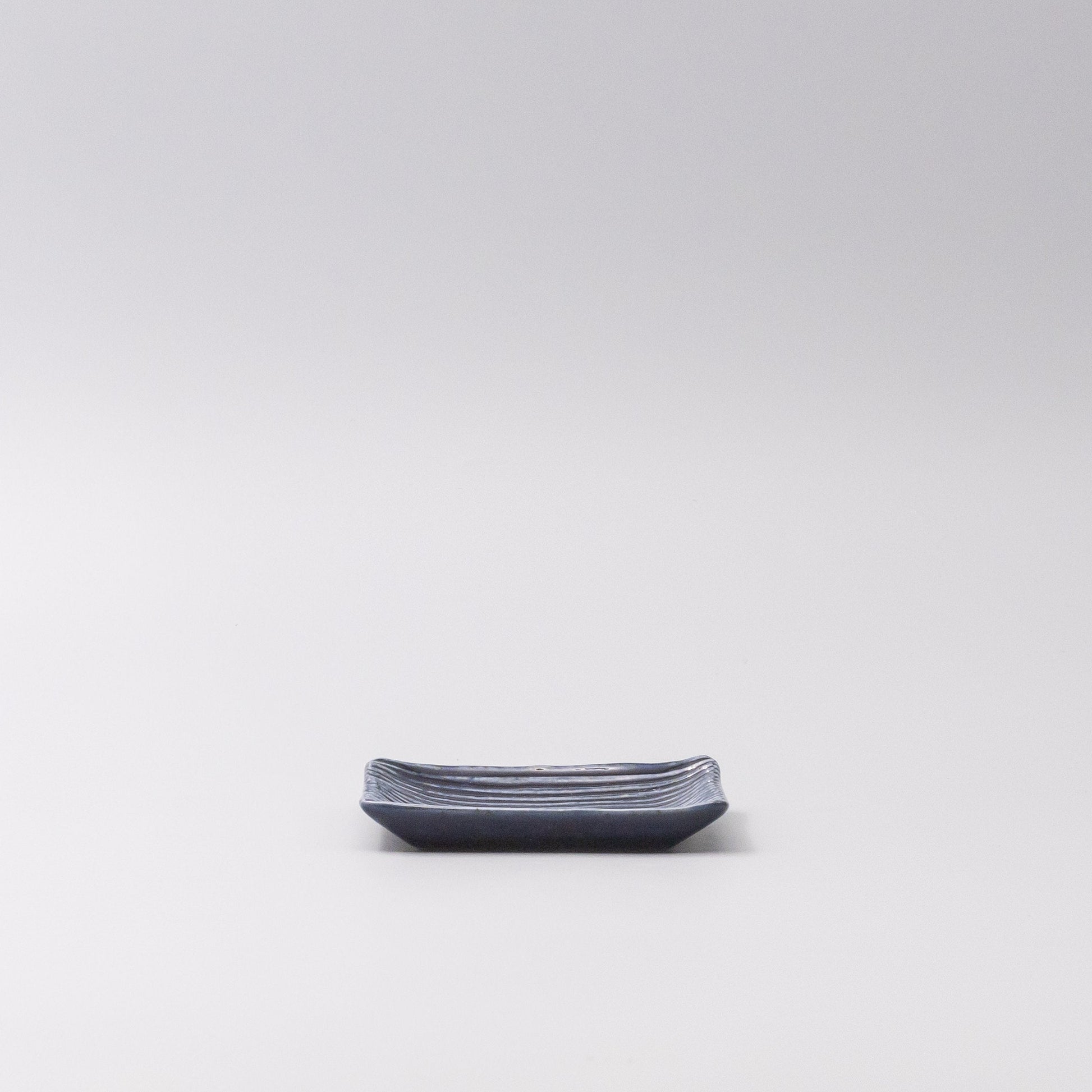 Sauce Dish 10cm Mamezara Blue Contour Glaze