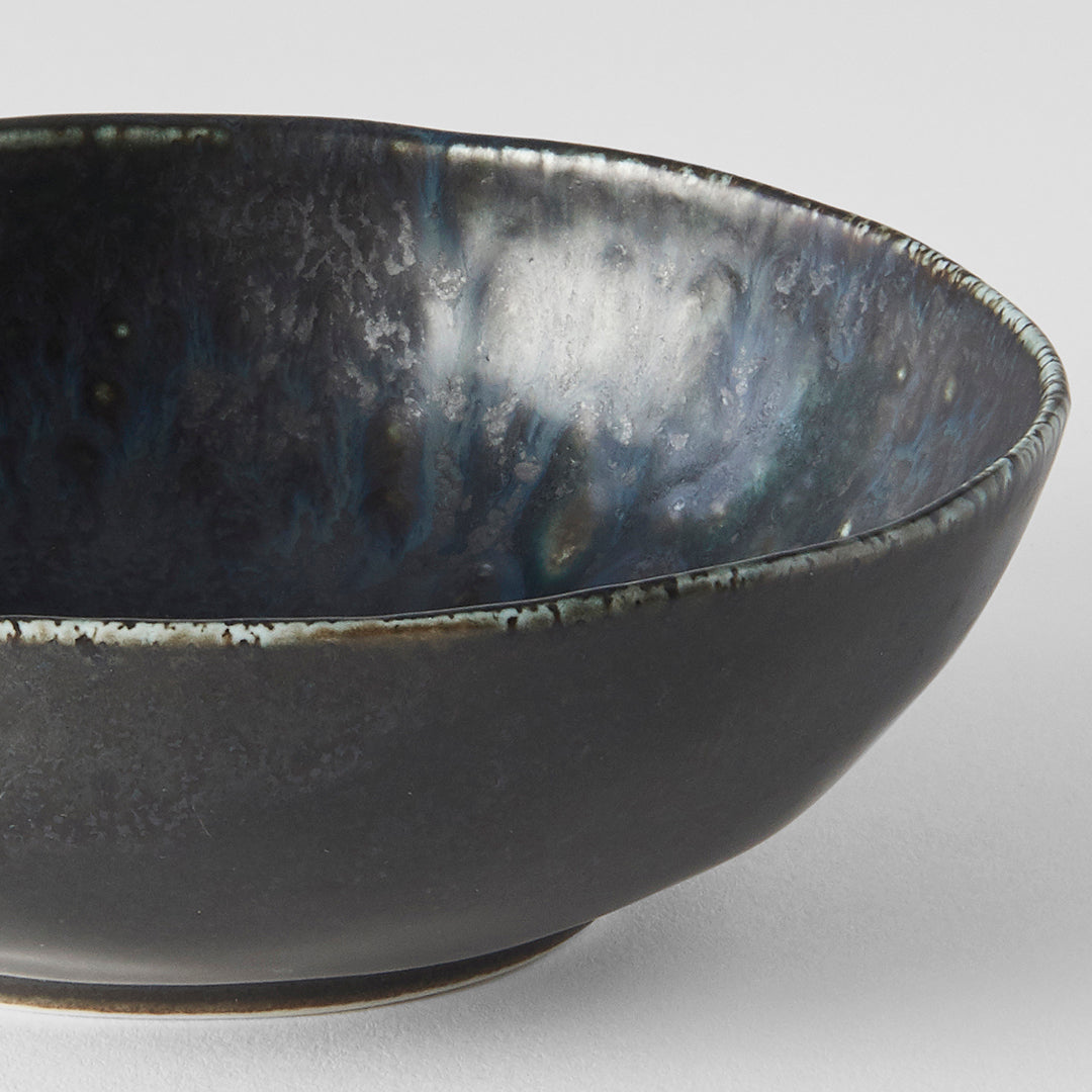 Bowl Oval 14cm BB Black Glaze