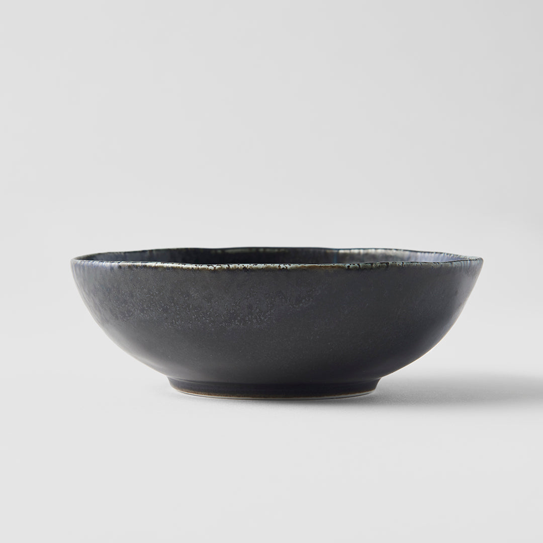 Bowl Oval 14cm BB Black Glaze