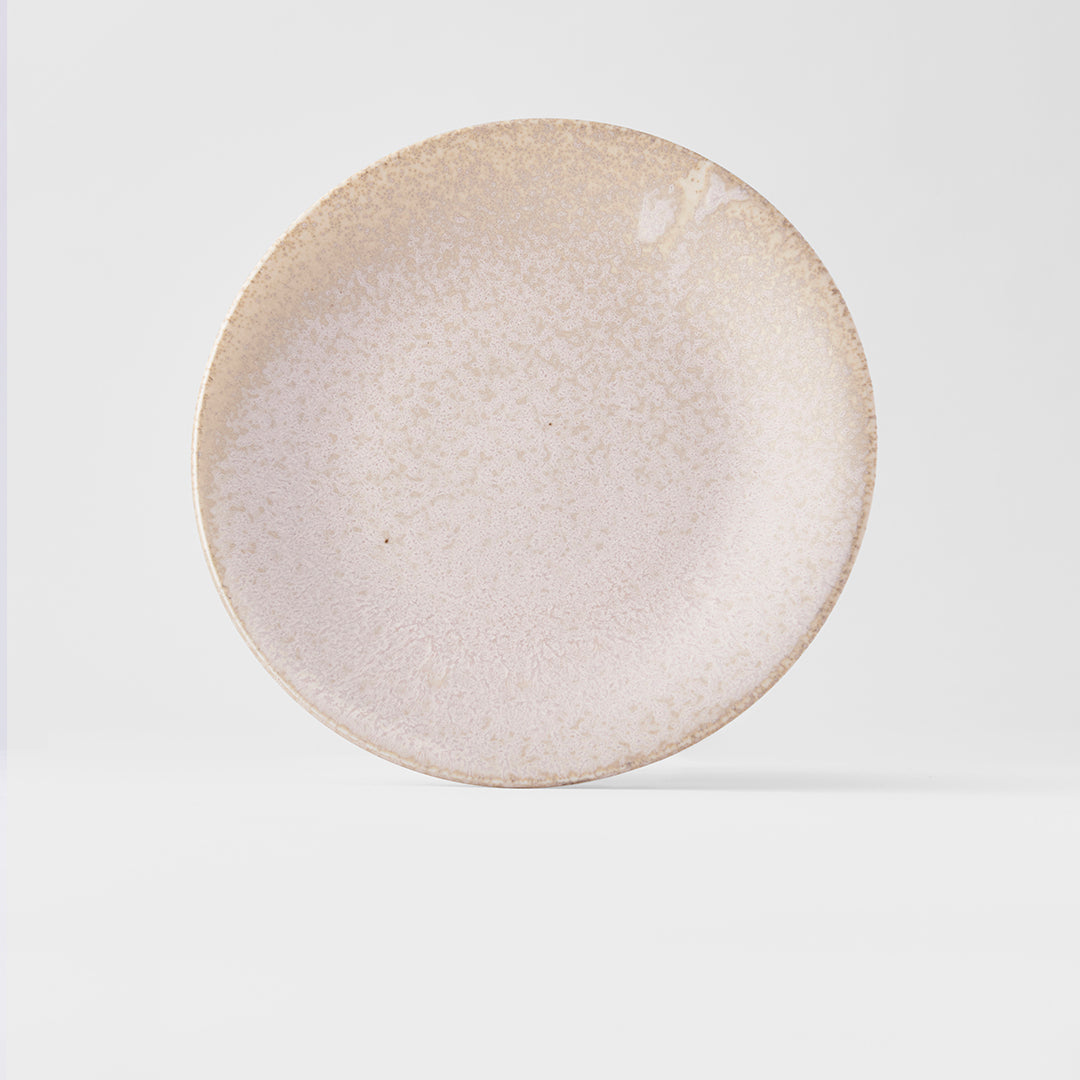 Side Plate 21cm White Fade Glaze