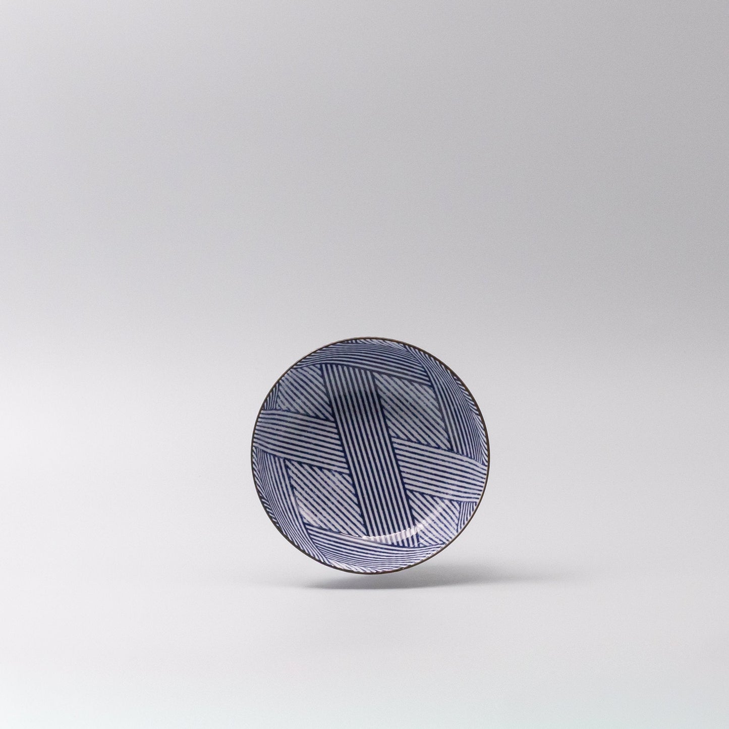 Bowl 13cm Thatched Navy Glaze