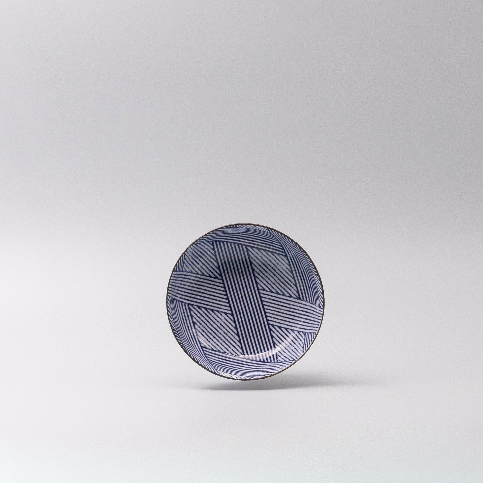 Bowl 13cm Thatched Navy Glaze