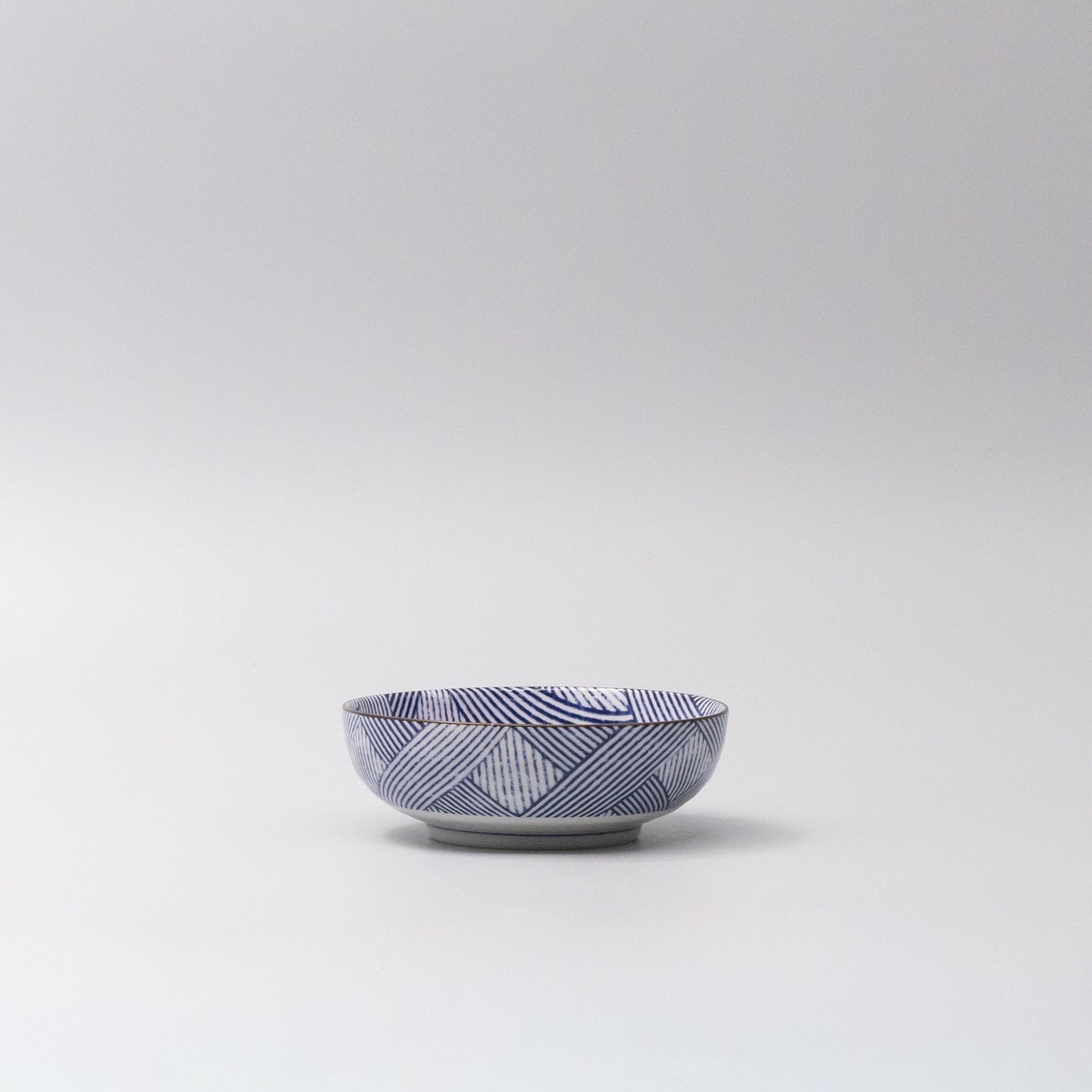 Bowl 13cm Thatched Navy Glaze
