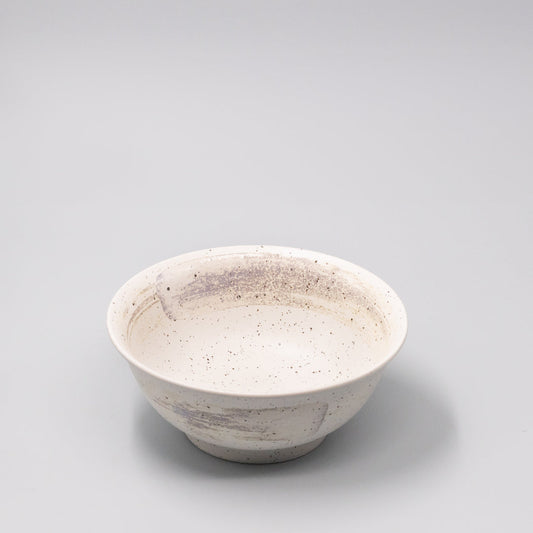 Ramen Bowl 18.5cm Speckled White Zen Glaze