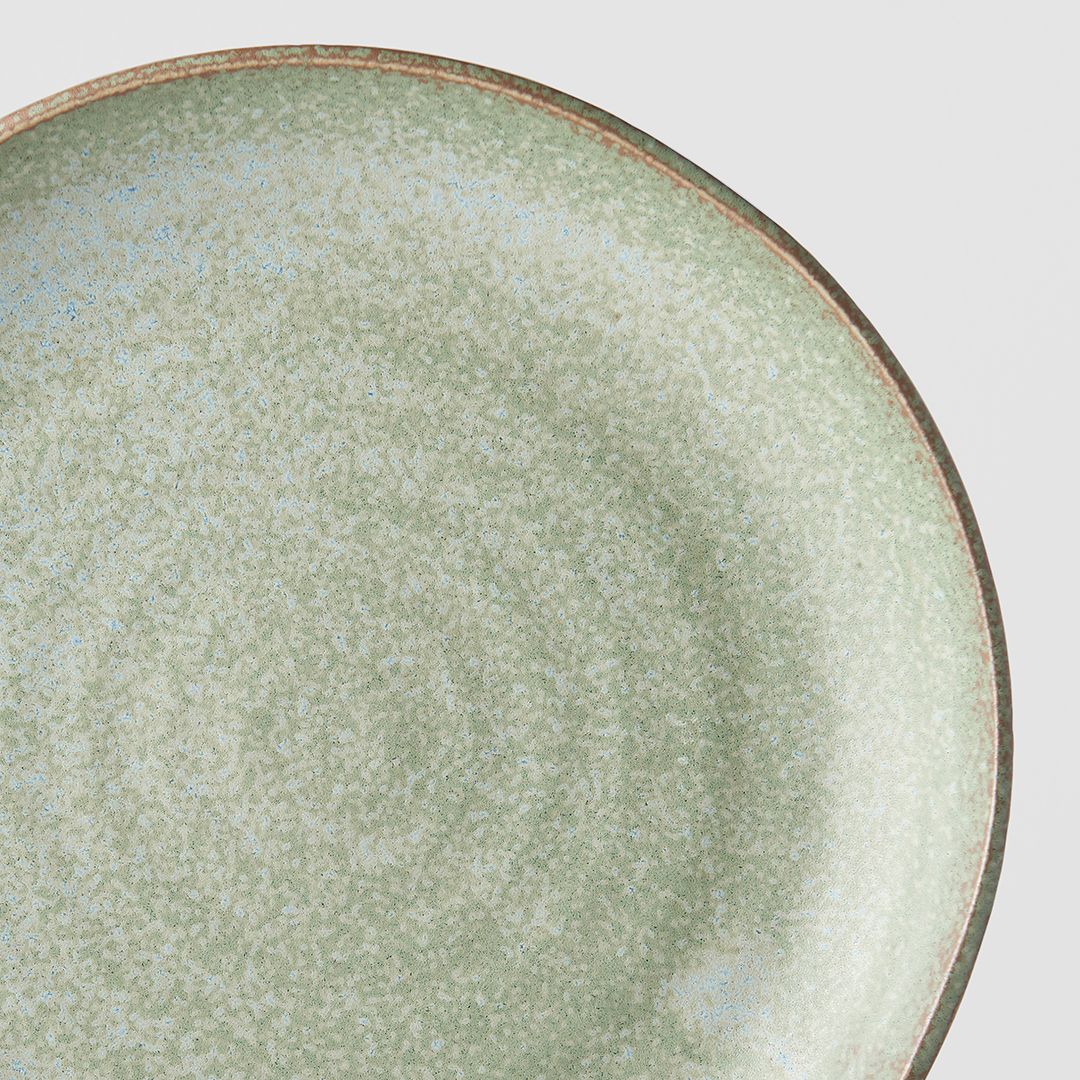 Dinner Plate 24cm Green Fade Glaze