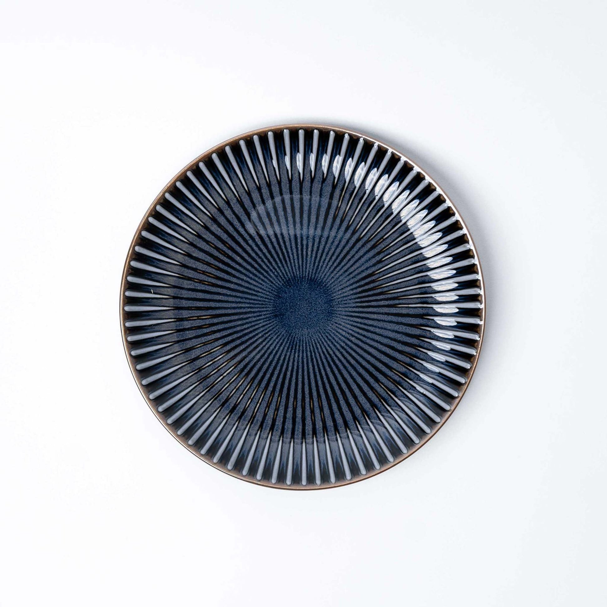 Dinner Plate 23.5cm Navy Sendan Glaze